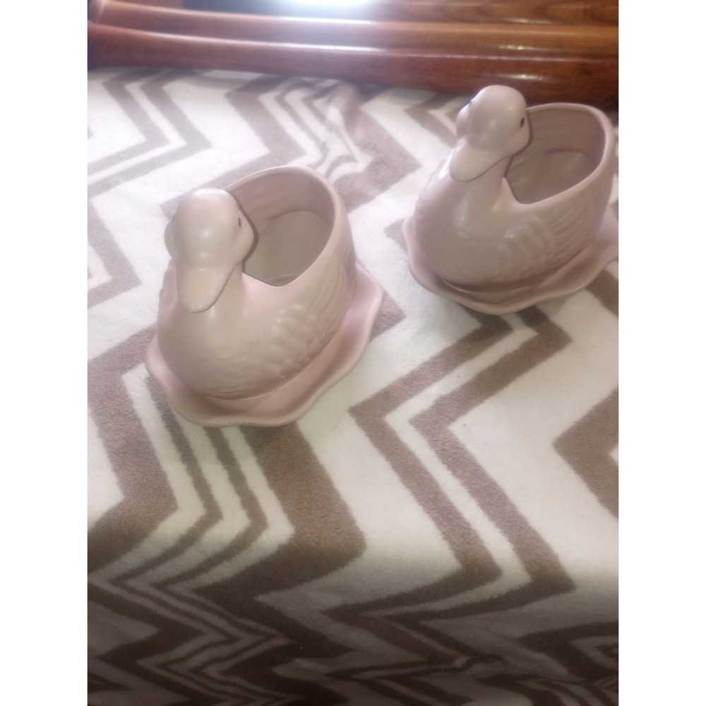 Natural Clay Duck/ Goose Plated Underplate Soft Pink 6 1/4x6.5 Inch (1)